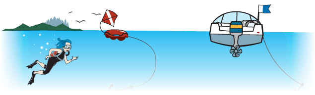 diving marker diving marker