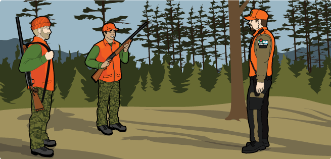 Approached with a firearm