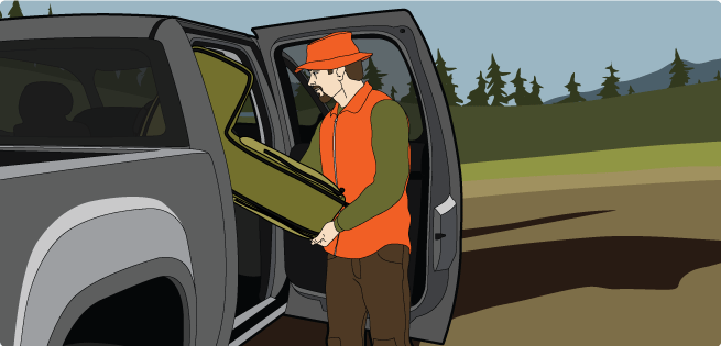 transporting a crossbow