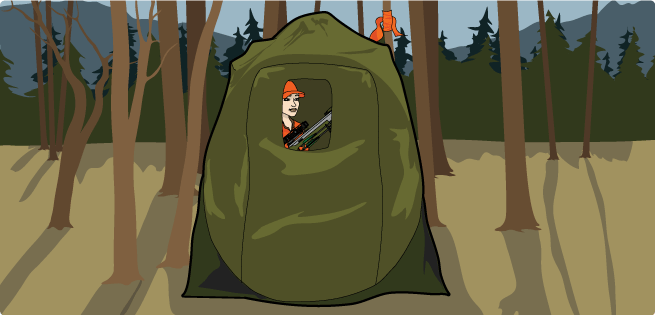 artificial ground blind