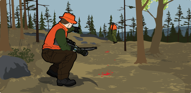 blood trailing
