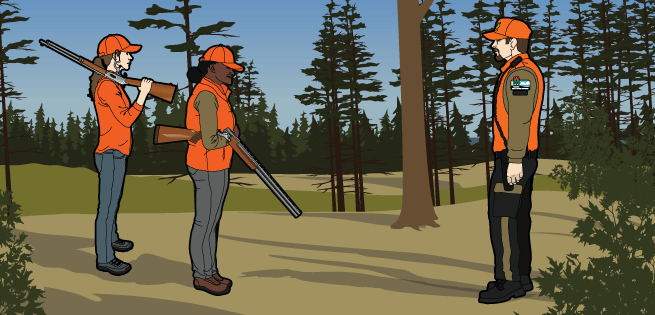 Approached with a firearm