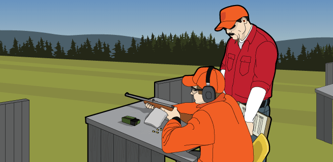 Shooting a Rifle Shooting a Rifle